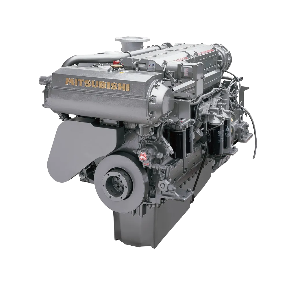三菱舶用主機エンジン S6Dシリーズ（S6D-T2MTK2L:465kW/630PS、S6D-T2MTK2S:493kW/670PS）