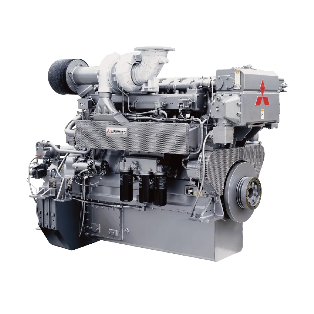 三菱舶用主機エンジン S6R2シリーズ（S6R2-T2MTK3L:809.6kW/1100PS、S6R2-T2MTK3M:737kW/1002PS）
